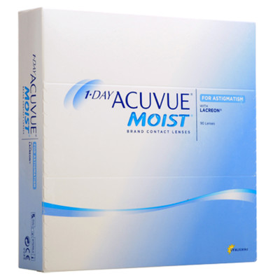 Контактные линзы ACUVUE® MOIST 1-DAY for Astigmatism (90 шт.)