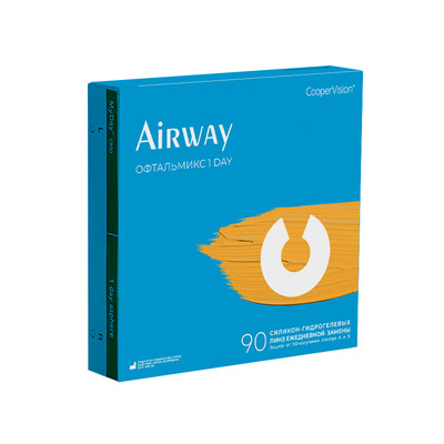Контактные линзы Airway Офтальмикс 1Day 90pk (90 линз)